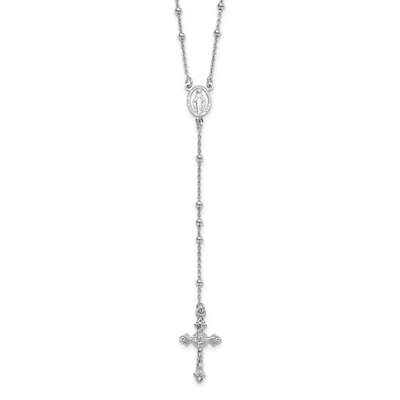 Sterling Silver Beaded Rosary