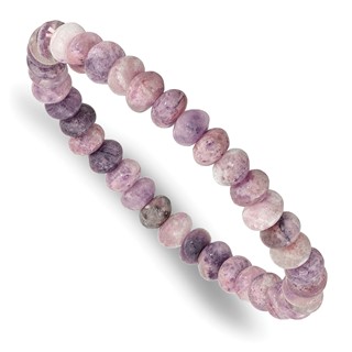 Charoite 7mm Beaded Stretch Bracelet