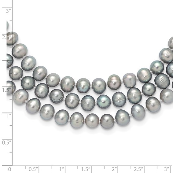7-8mm Freshwater Cultured Pearl 76in Slip on Necklaces
