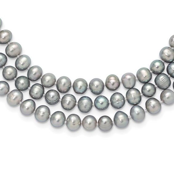 7-8mm Freshwater Cultured Pearl 76in Slip on Necklaces