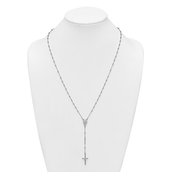 Sterling Silver Beaded Rosary