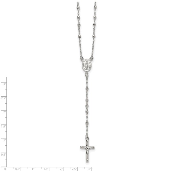 Sterling Silver Beaded Rosary