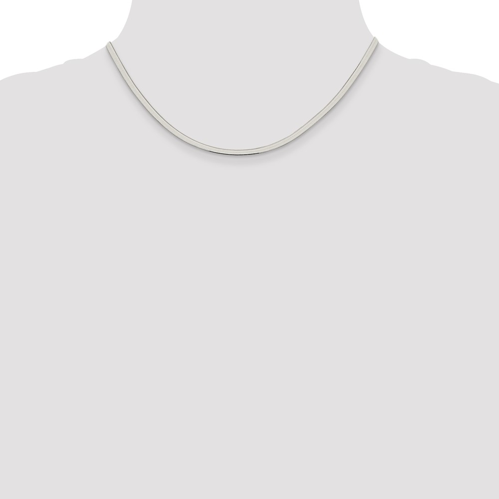 Sterling Silver 3mm Magic Herringbone Chain (QHB035-16)
