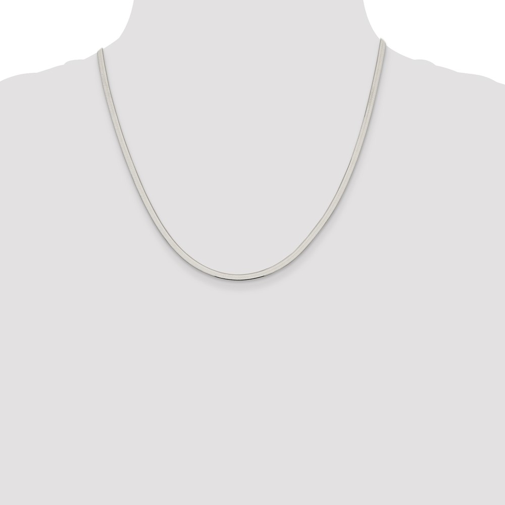 Sterling Silver 3mm Magic Herringbone Chain (QHB035-20)