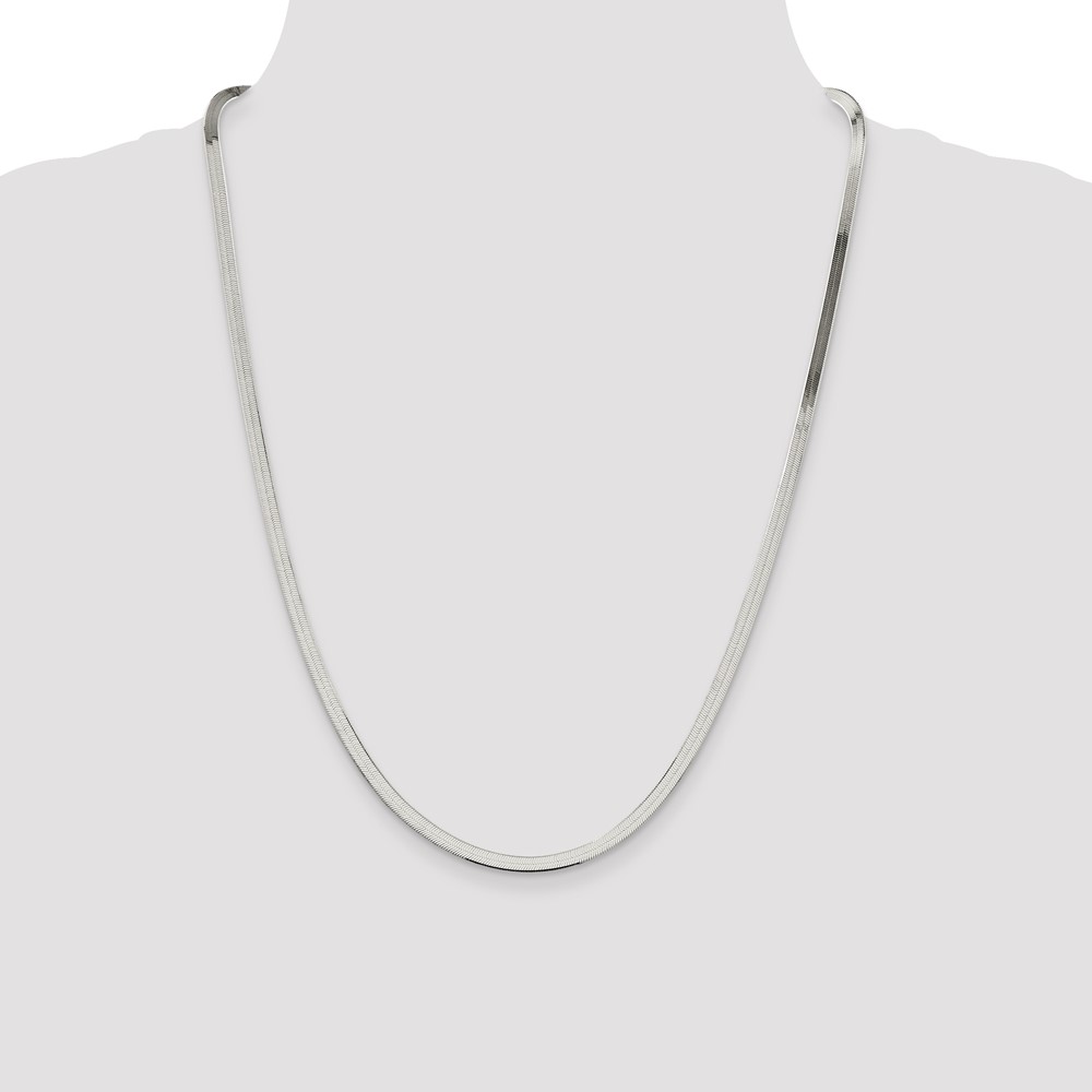 Sterling Silver 3.5mm Magic Herringbone Chain (QHB040-24)