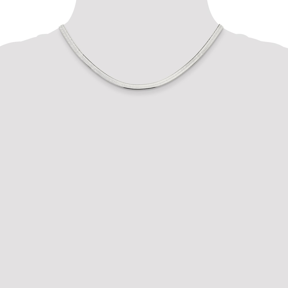 Sterling Silver 4.5mm Magic Herringbone Chain (QHB050-16)