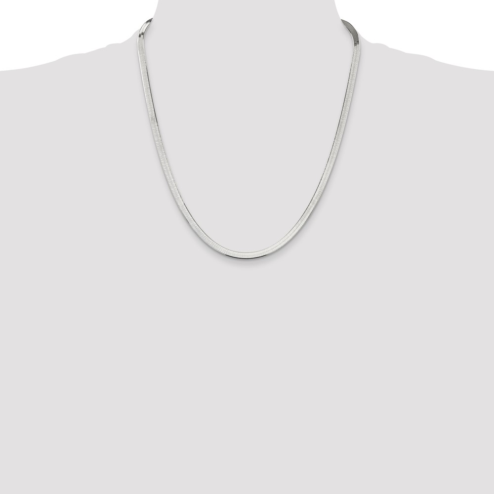 Sterling Silver 4.5mm Magic Herringbone Chain (QHB050-22)