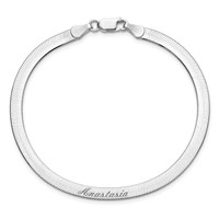 Sterling Silver 4.5mm Magic Herringbone Chain view 4