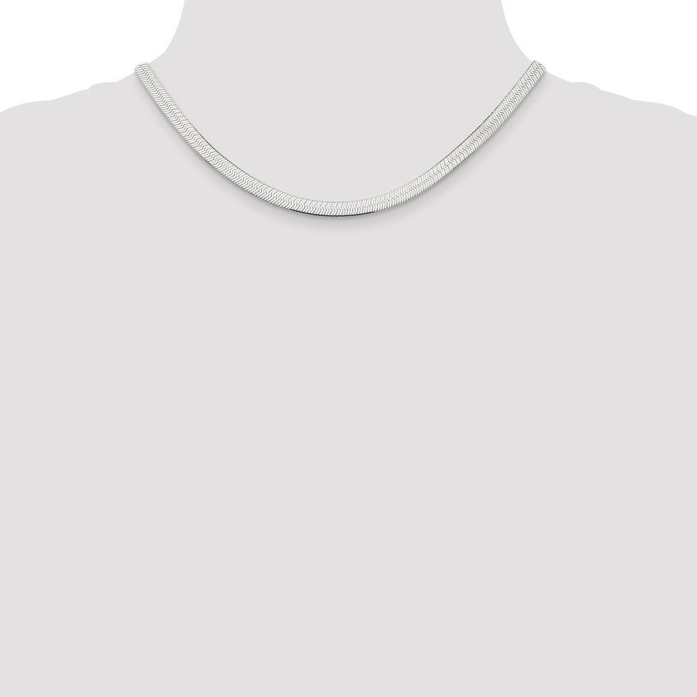 Sterling Silver 5.25mm Magic Herringbone Chain (QHB060-16)