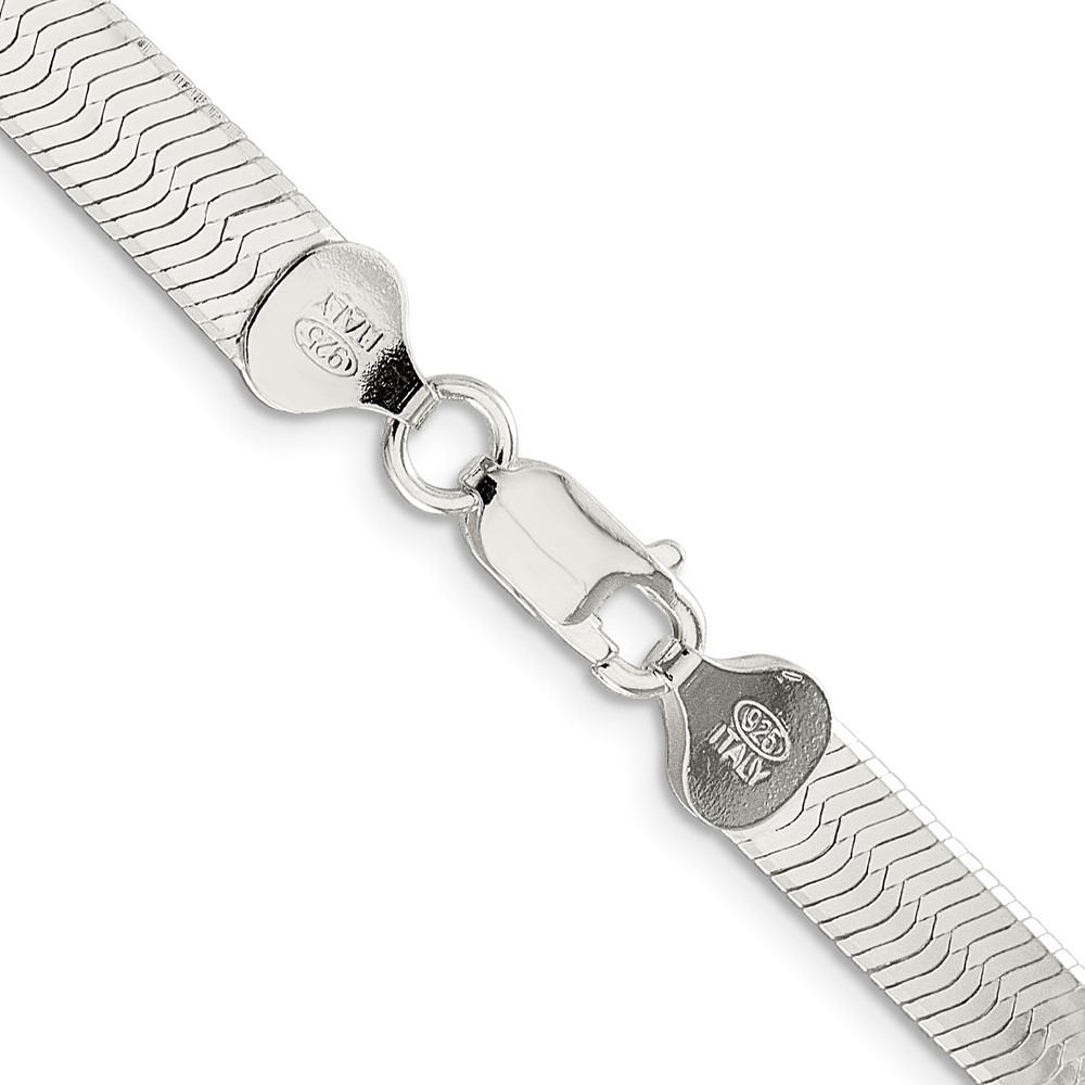 Sterling Silver 7.3mm Magic Herringbone Chain (QHB080-18)