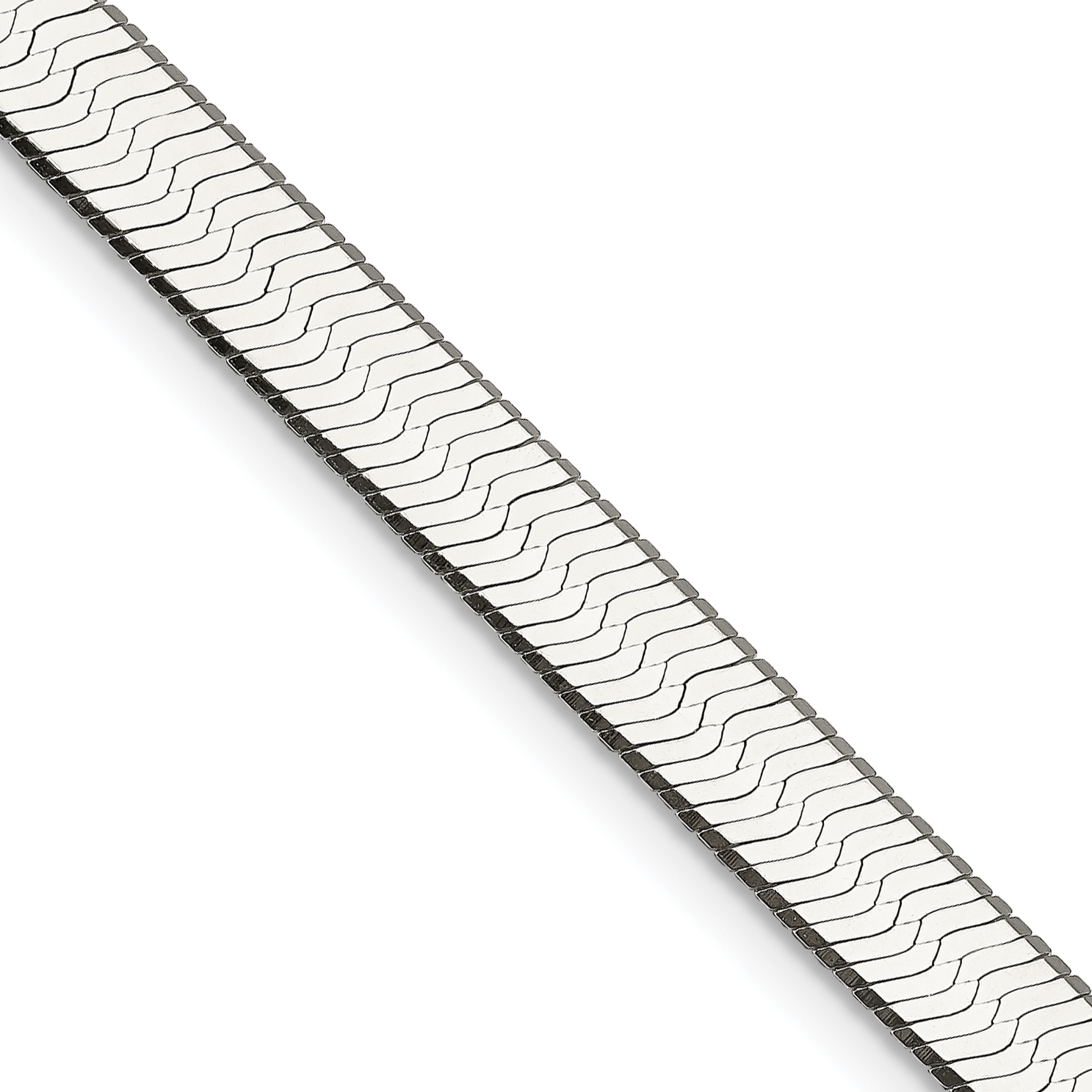 Sterling Silver 7.3mm Magic Herringbone Chain (QHB080-16)