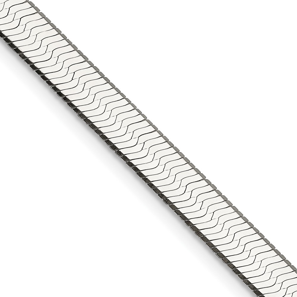 Sterling Silver 7.3mm Magic Herringbone Chain (QHB080-16)