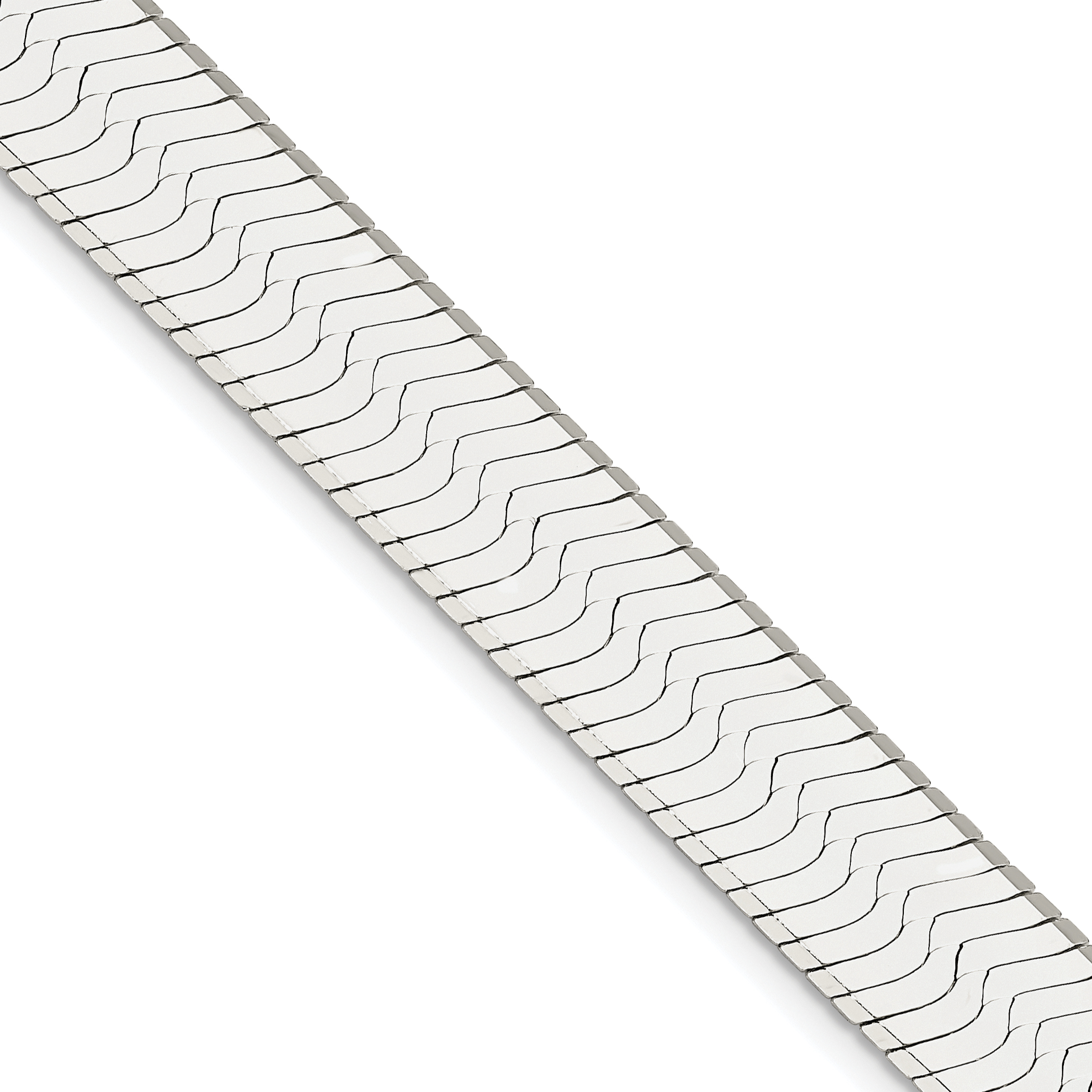 Sterling Silver 10.5mm Magic Herringbone Chain (QHB120-18)