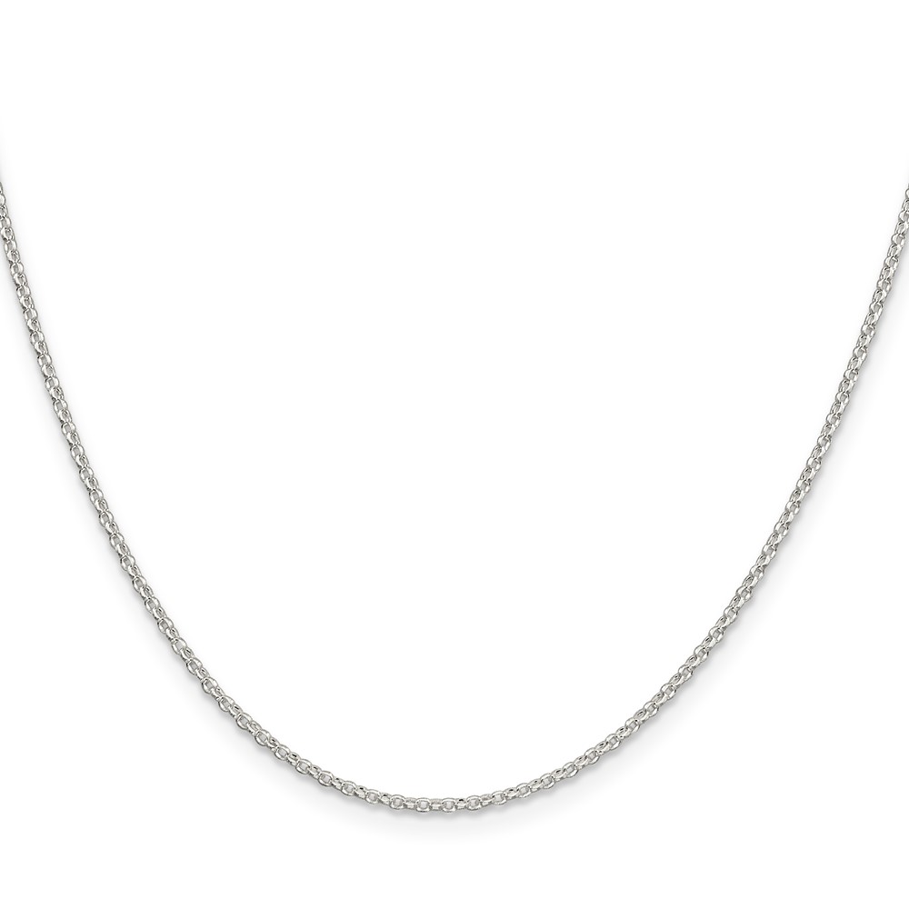 Sterling Silver 1.5mm Diamond-cut Cable Chain (QHC022-30)
