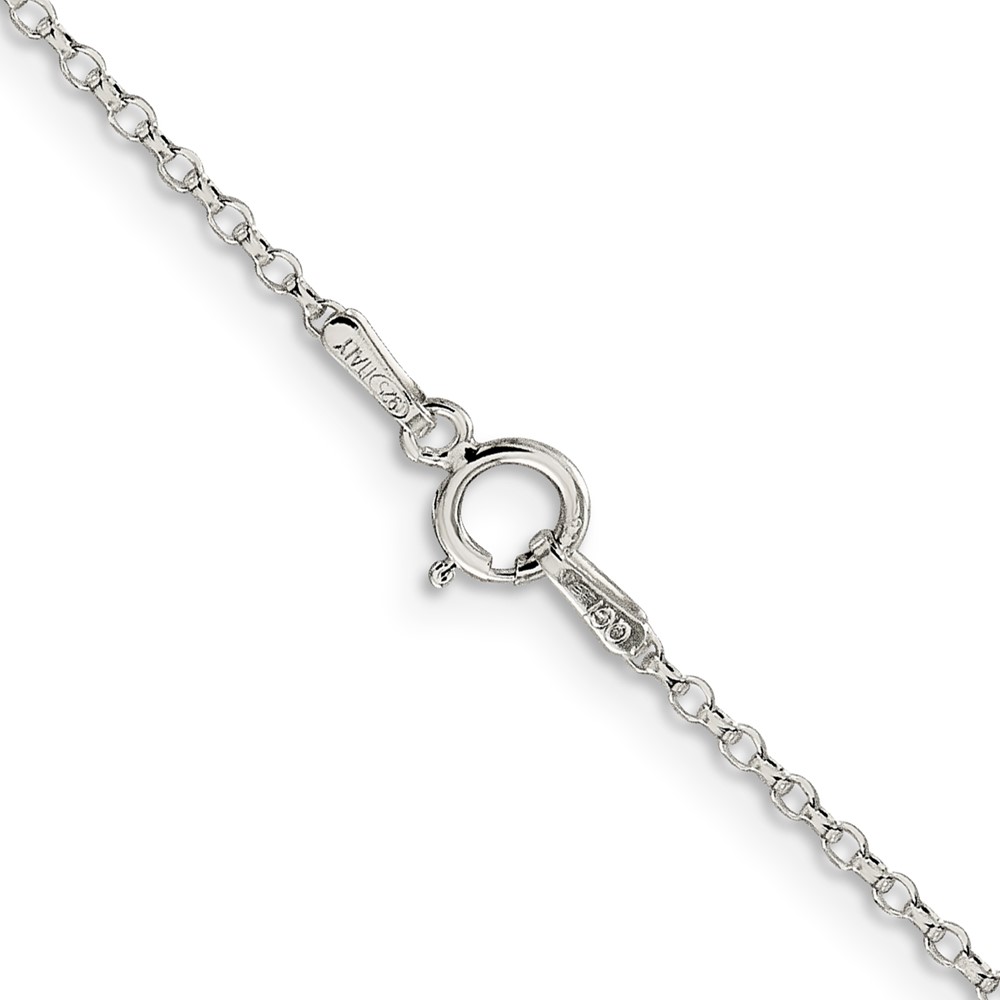 Sterling Silver 1.5mm Diamond-cut Cable Chain (QHC022-30)
