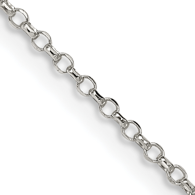 Sterling Silver 1.5mm Diamond-cut Cable Chain (QHC022-22)