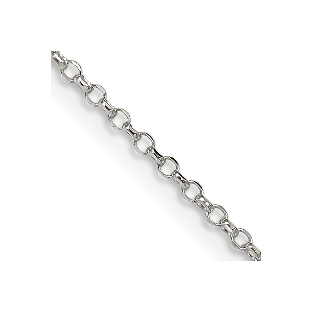 Sterling Silver 1.5mm Diamond-cut Cable Chain (QHC022-22)