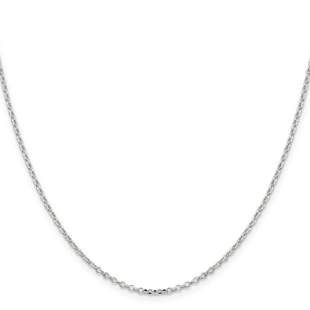 Sterling Silver 1.75mm Diamond-cut Cable Chain (QHC027-30)