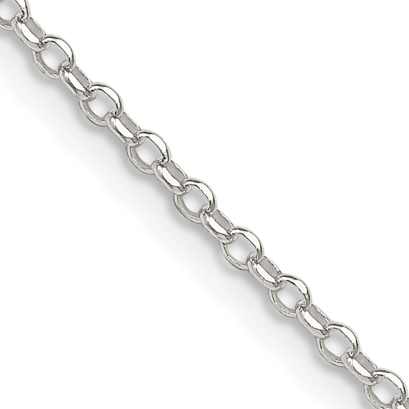 Sterling Silver 1.75mm Diamond-cut Cable Chain (QHC027-16)