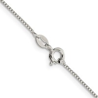 Sterling Silver 1mm Round Box Chain view 3