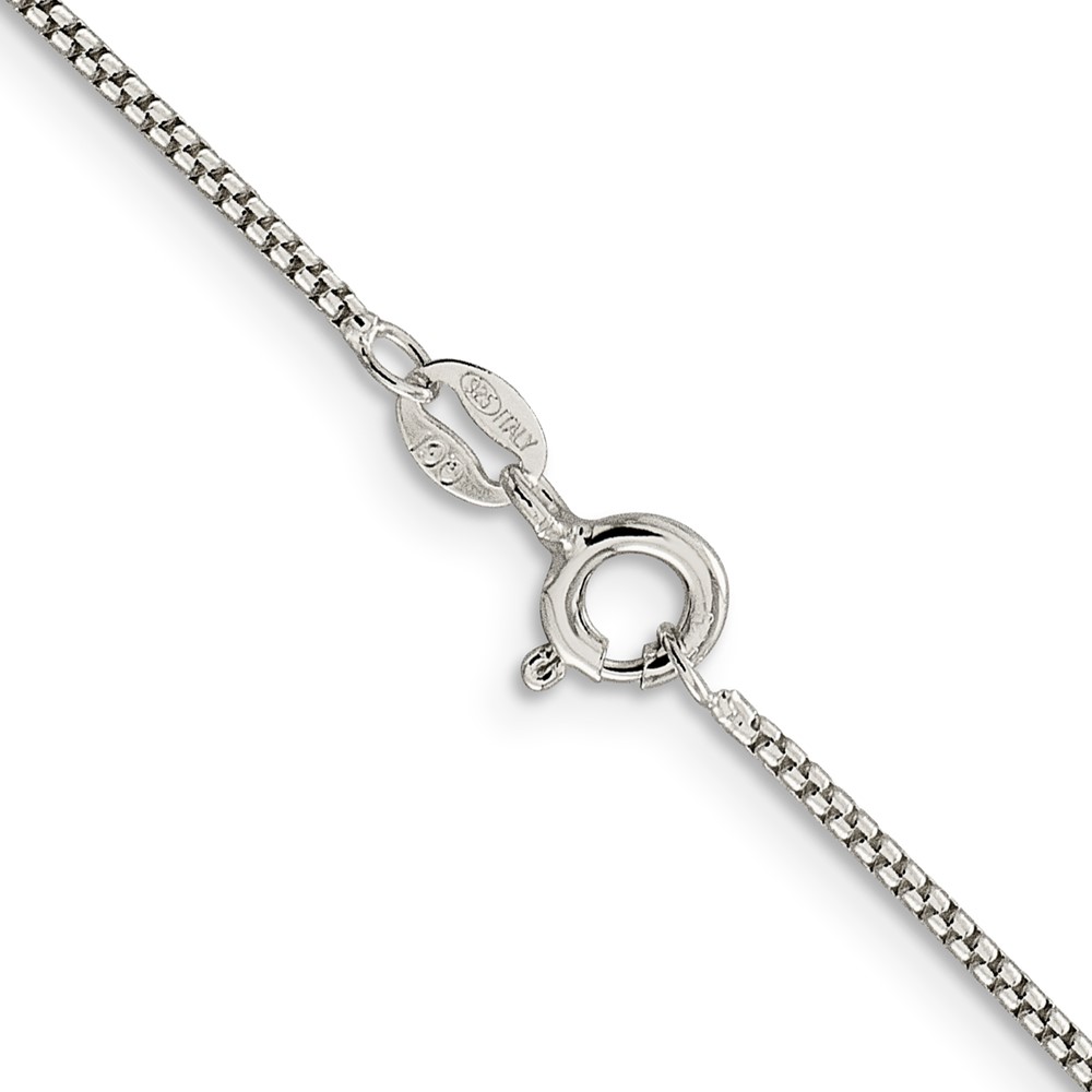Sterling Silver 1.25mm Round Box Chain (QHX024-36)