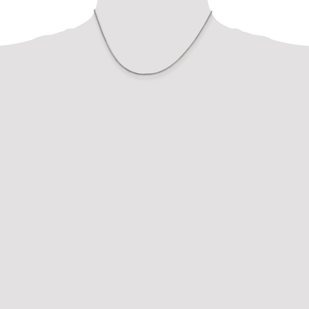 Sterling Silver 1.25mm Round Box Chain (QHX024-16)