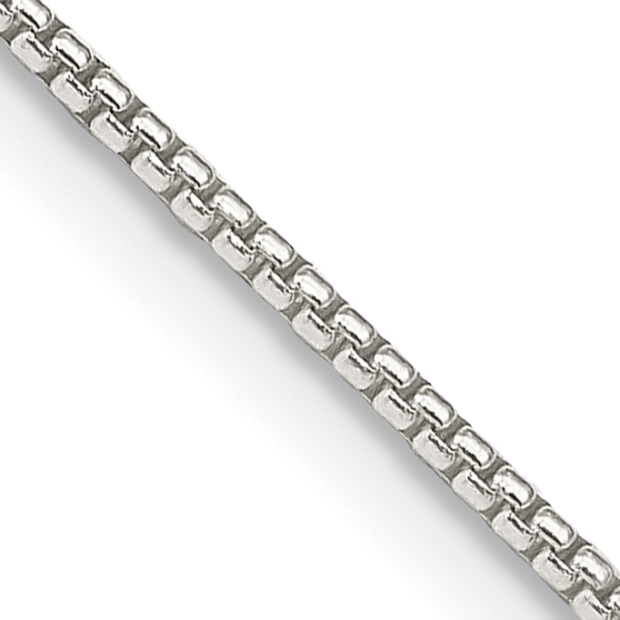 Sterling Silver 1.25mm Round Box Chain (QHX024-20)
