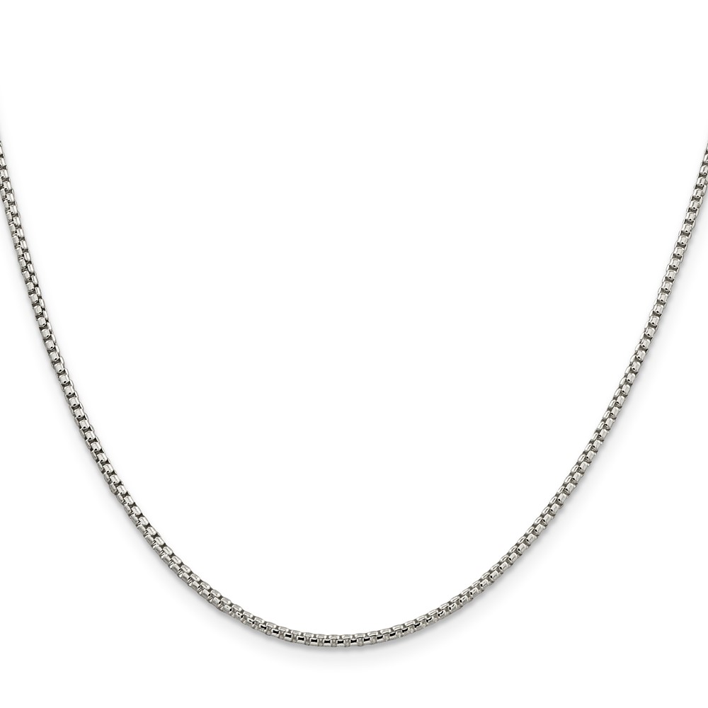 Sterling Silver 1.75mm Round Box Chain (QHX035-20)