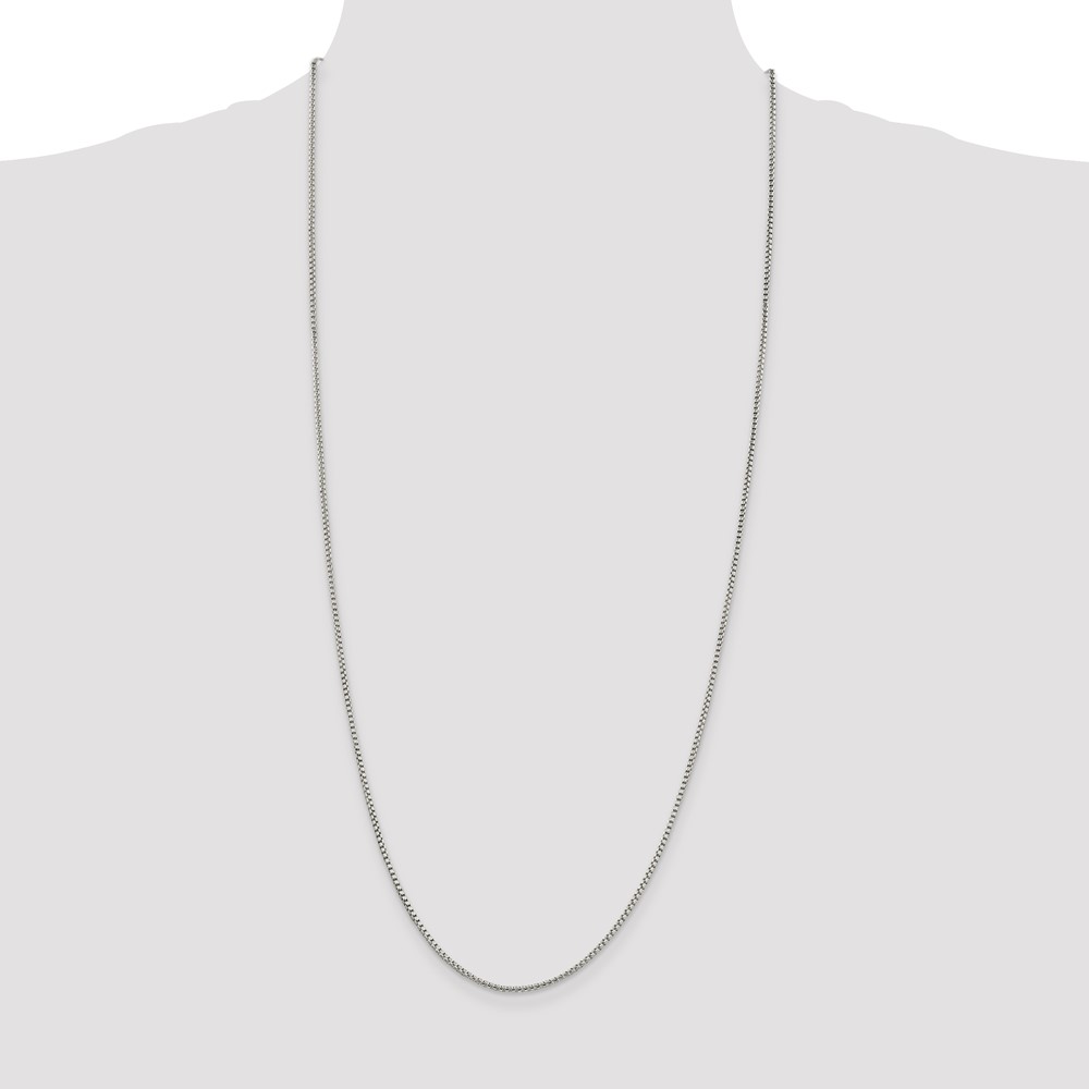 Sterling Silver 1.75mm Round Box Chain (QHX035-30)