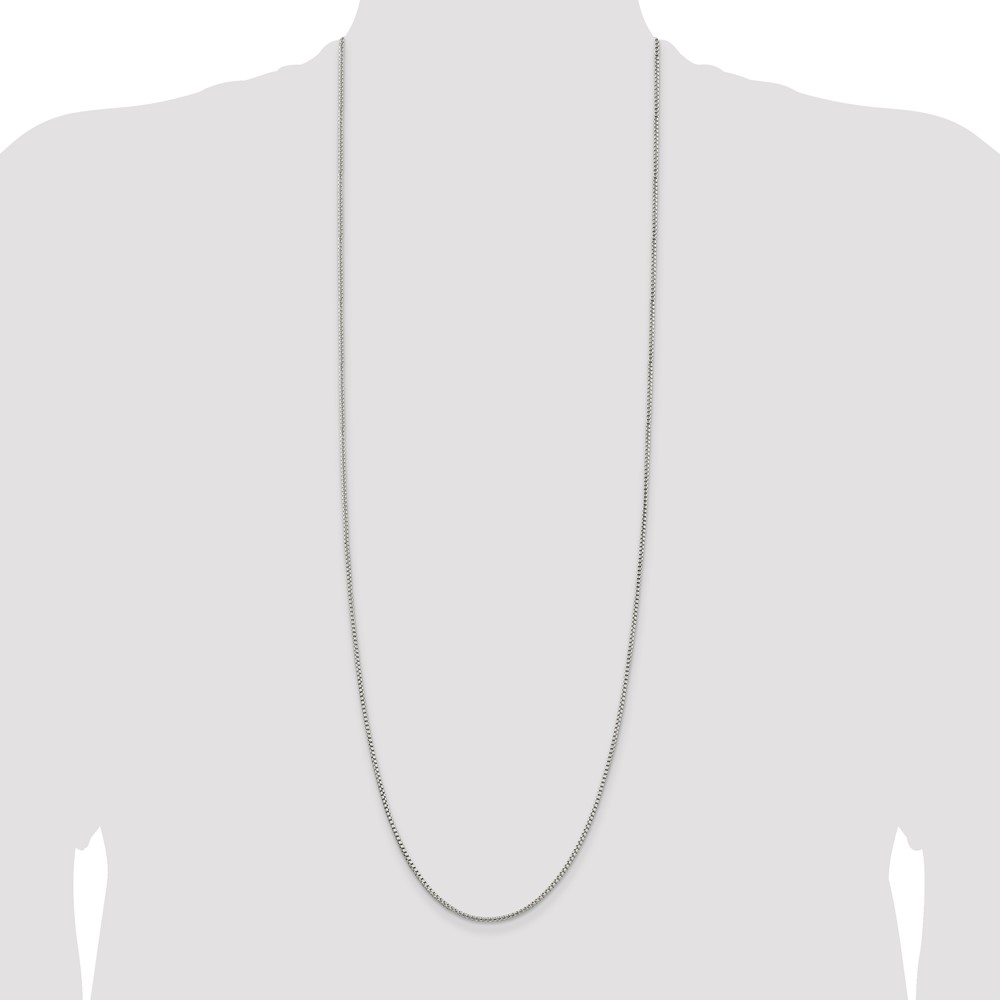 Sterling Silver 1.75mm Round Box Chain (QHX035-36)