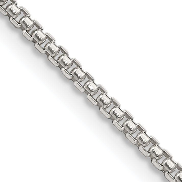Sterling Silver 1.75mm Round Box Chain (QHX035-16)