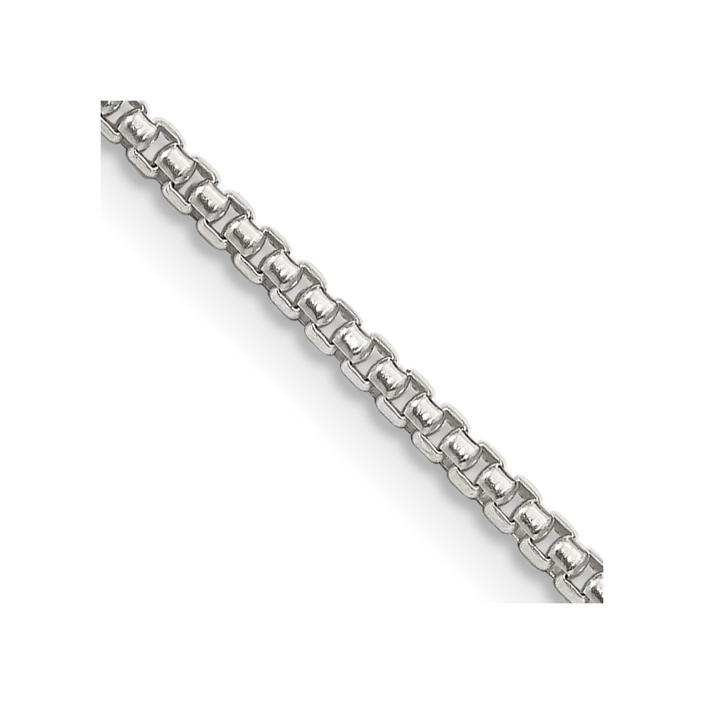Sterling Silver 1.75mm Round Box Chain (QHX035-16)