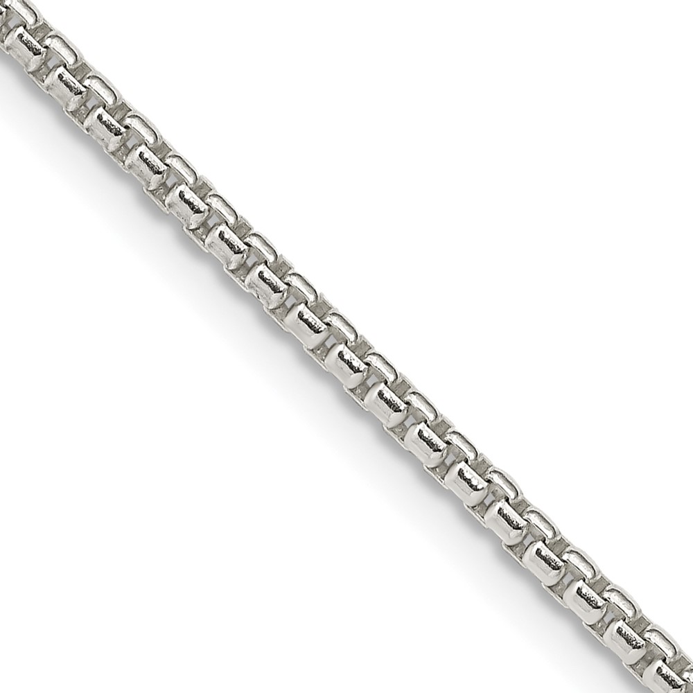 Sterling Silver 2mm Round Box Chain (QHX040-18)
