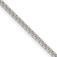 Sterling Silver 2mm Round Box Chain view 1