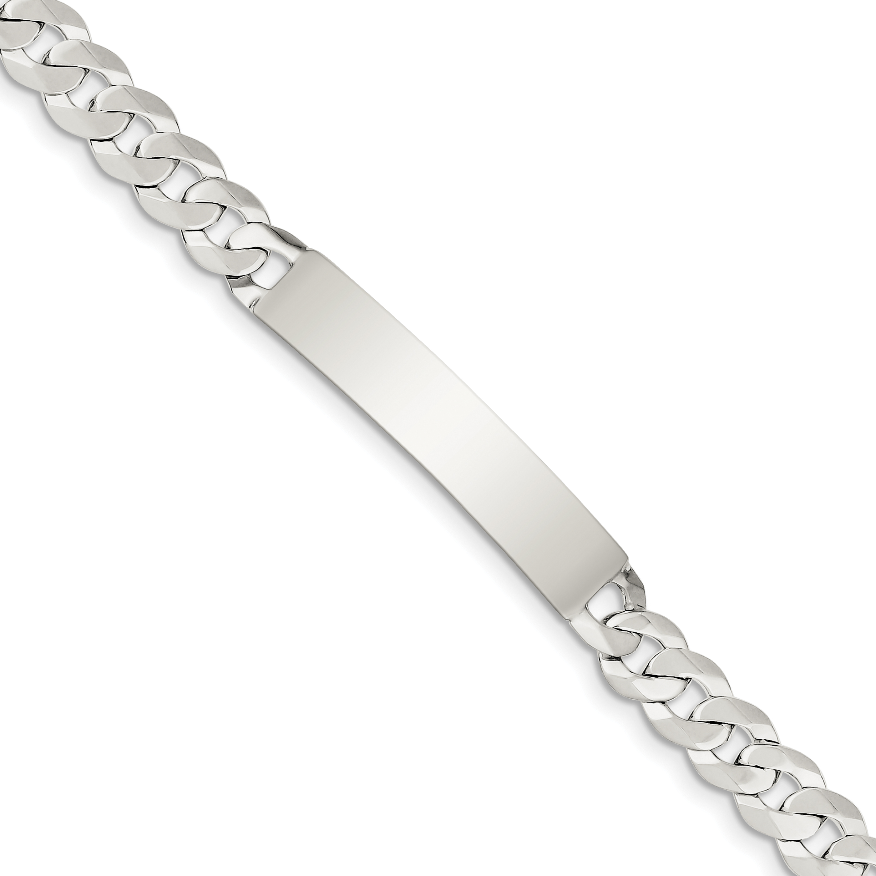 Sterling Silver Id Bracelet Weight 16 24 Grams Length 8 5mm Sterling Silver Id Bracelet Weight 16 24 Grams Length 8 5mm Width 8mm