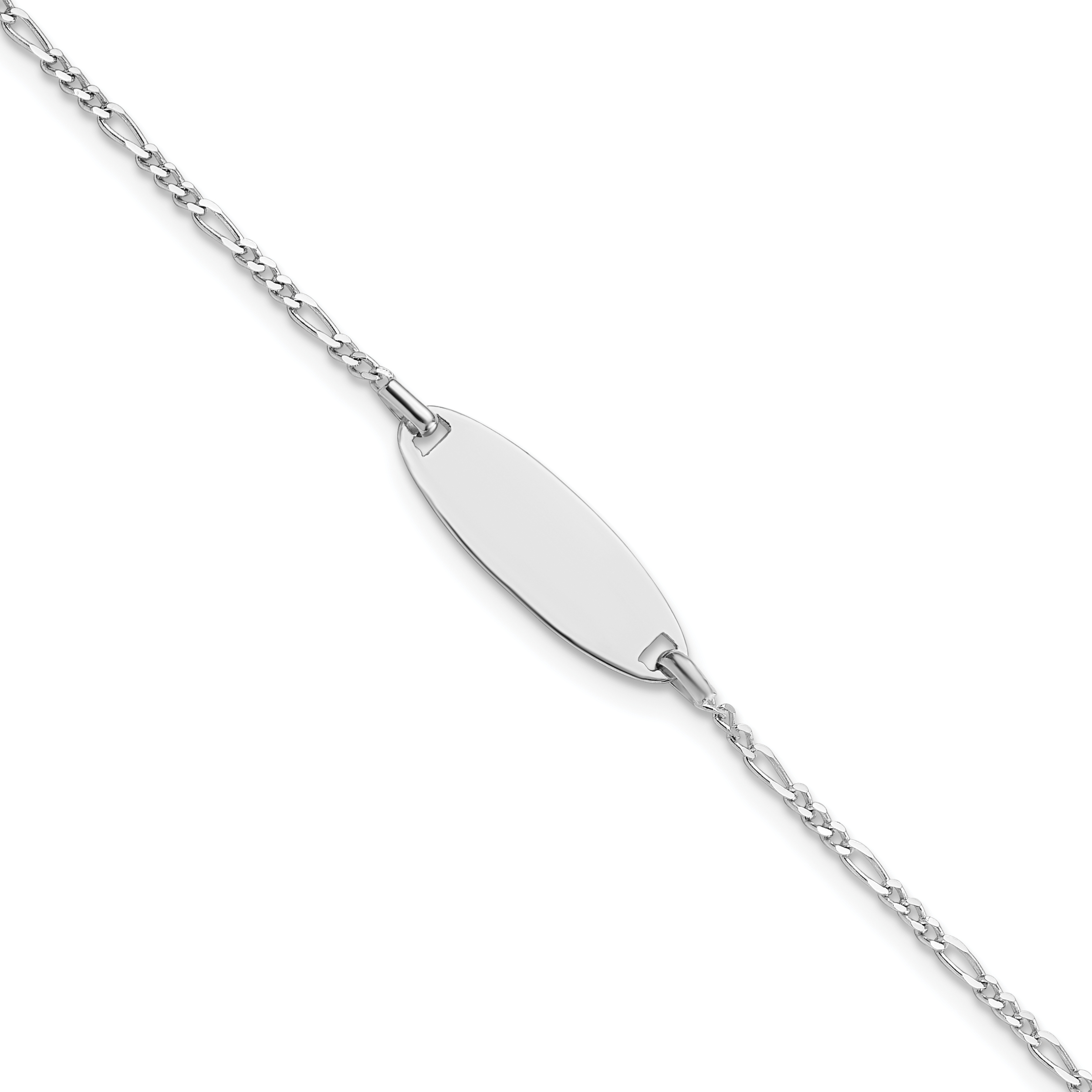Sterling Silver Polished Childrens 6in ID Bracelet (QID235-6)