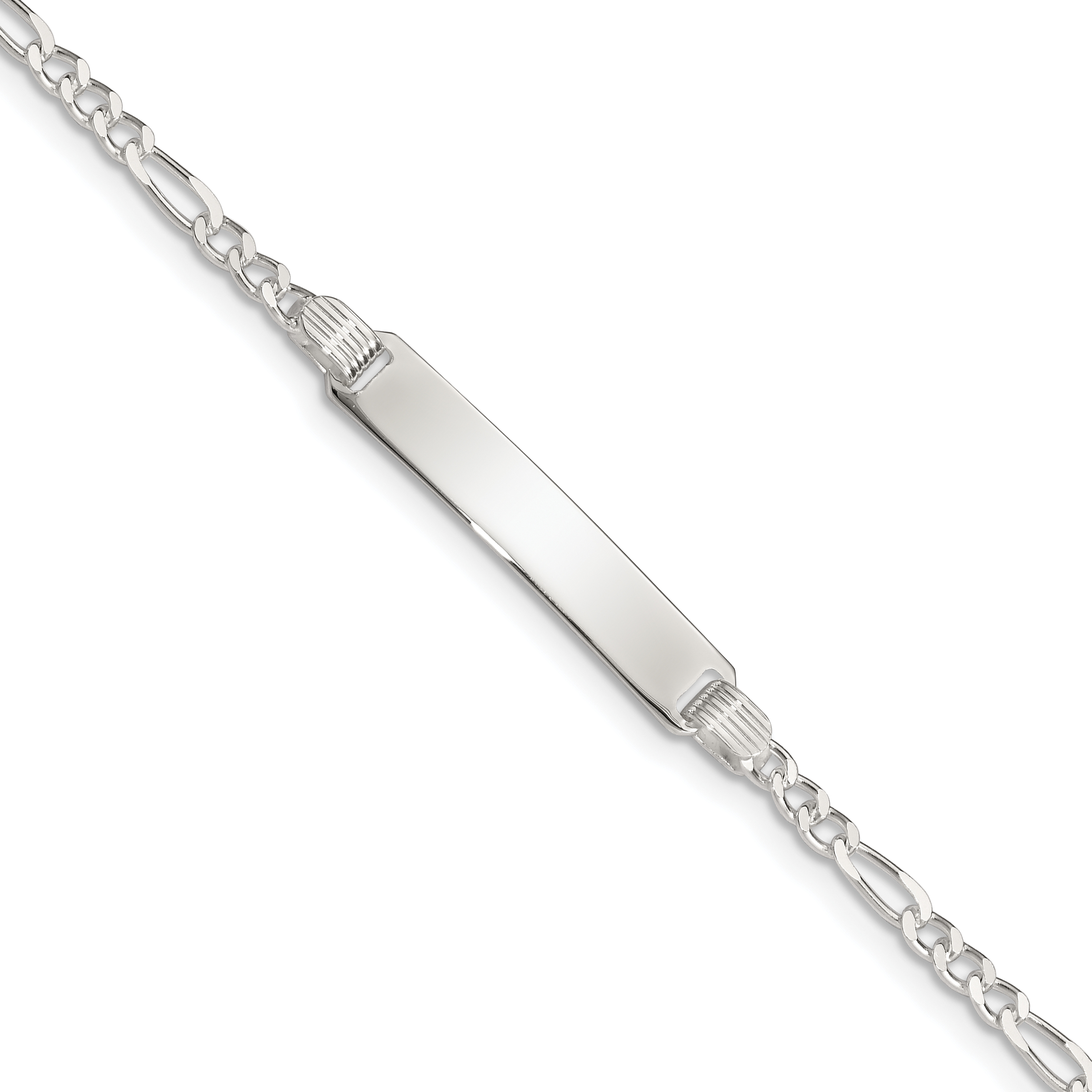 Sterling Silver Children's ID Bracelet (QID27-5.5)