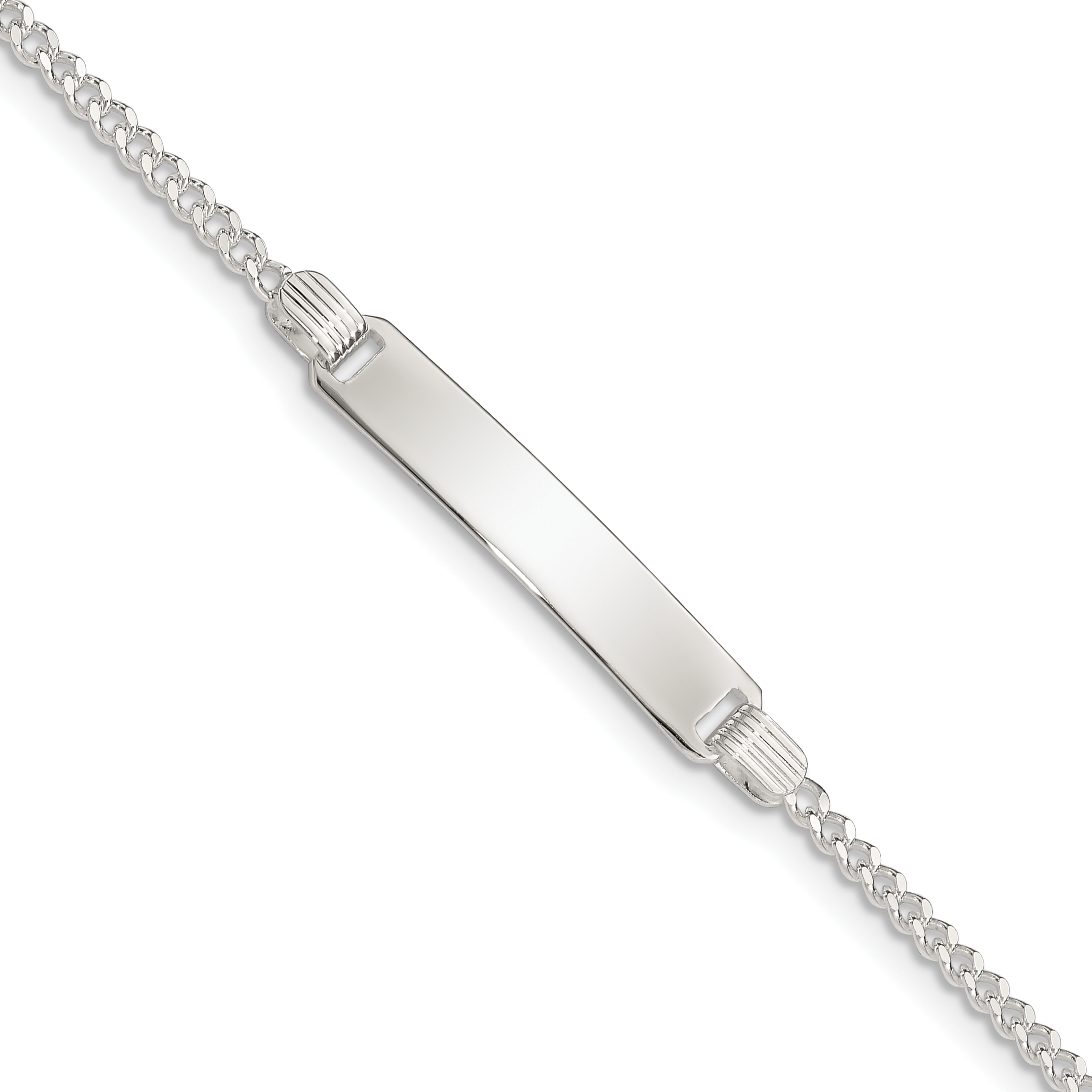 Sterling Silver Children's ID Bracelet (QID28-5.5)