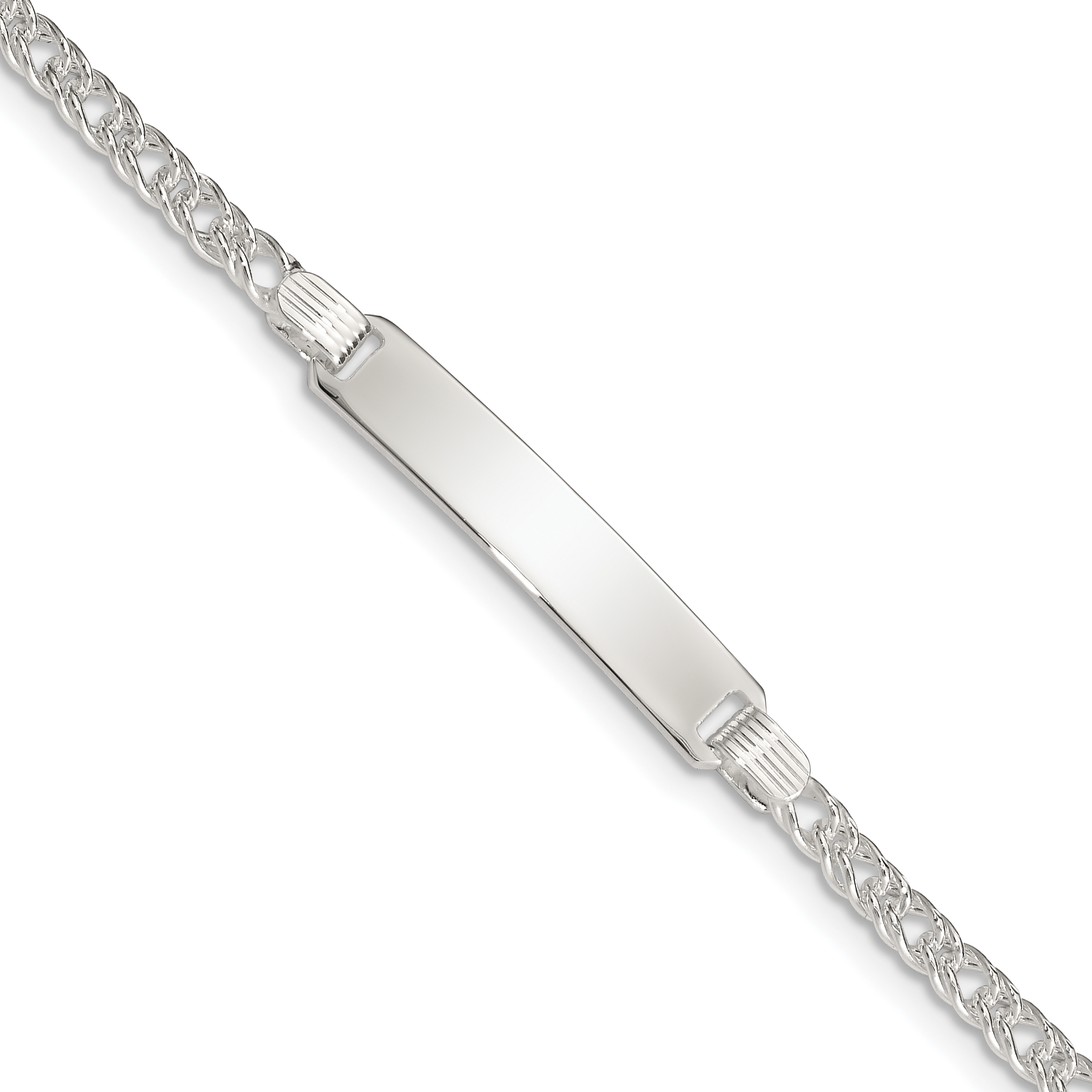 Sterling Silver Children's ID Bracelet (QID29-5.5)