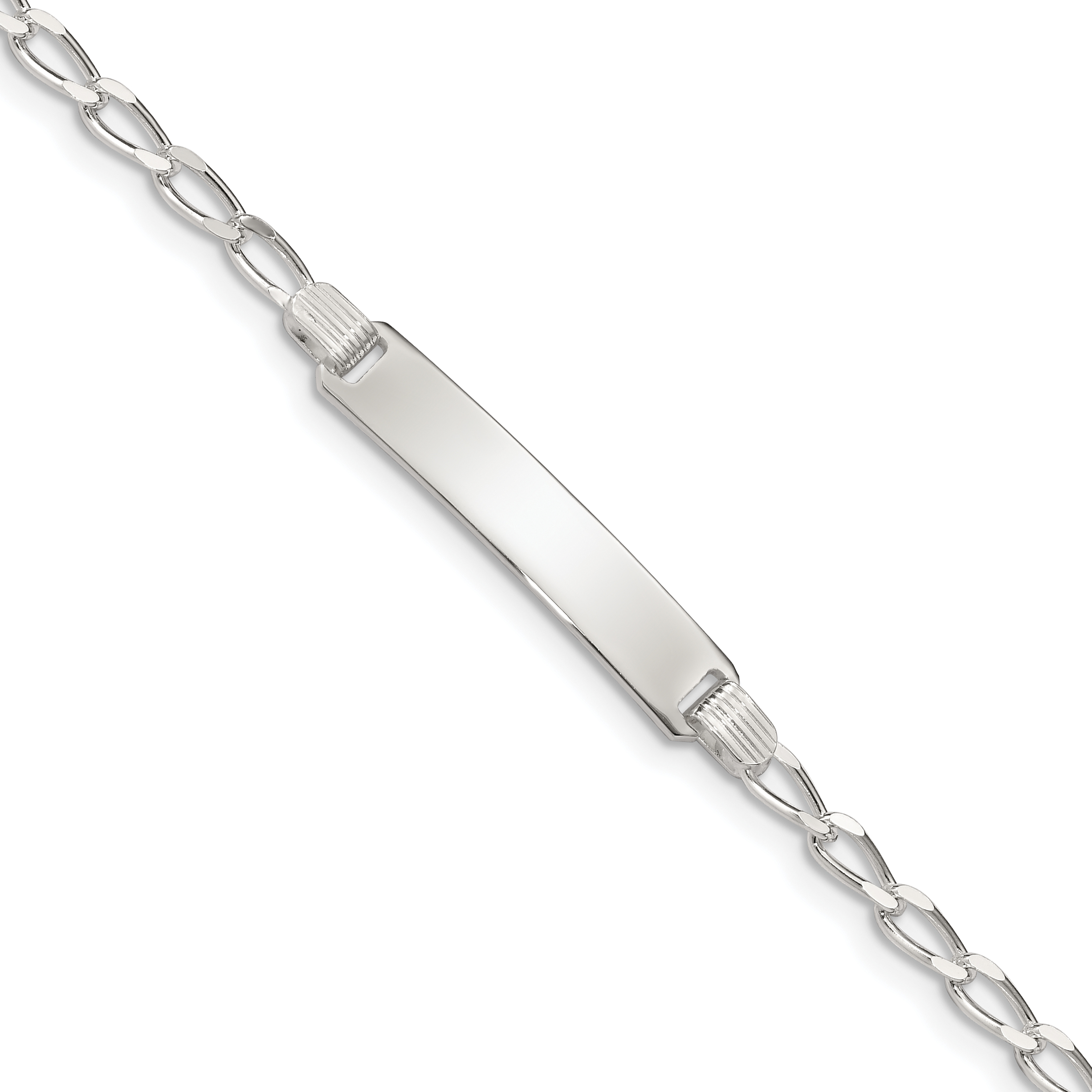 Sterling Silver Children's ID Bracelet (QID30-6)