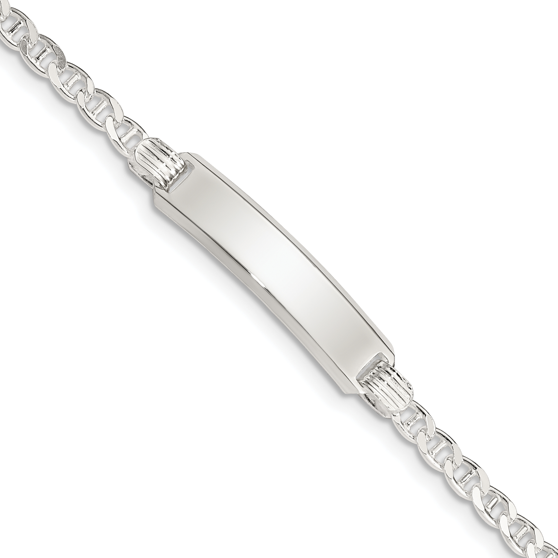 Sterling Silver Children's ID Bracelet (QID33-6)