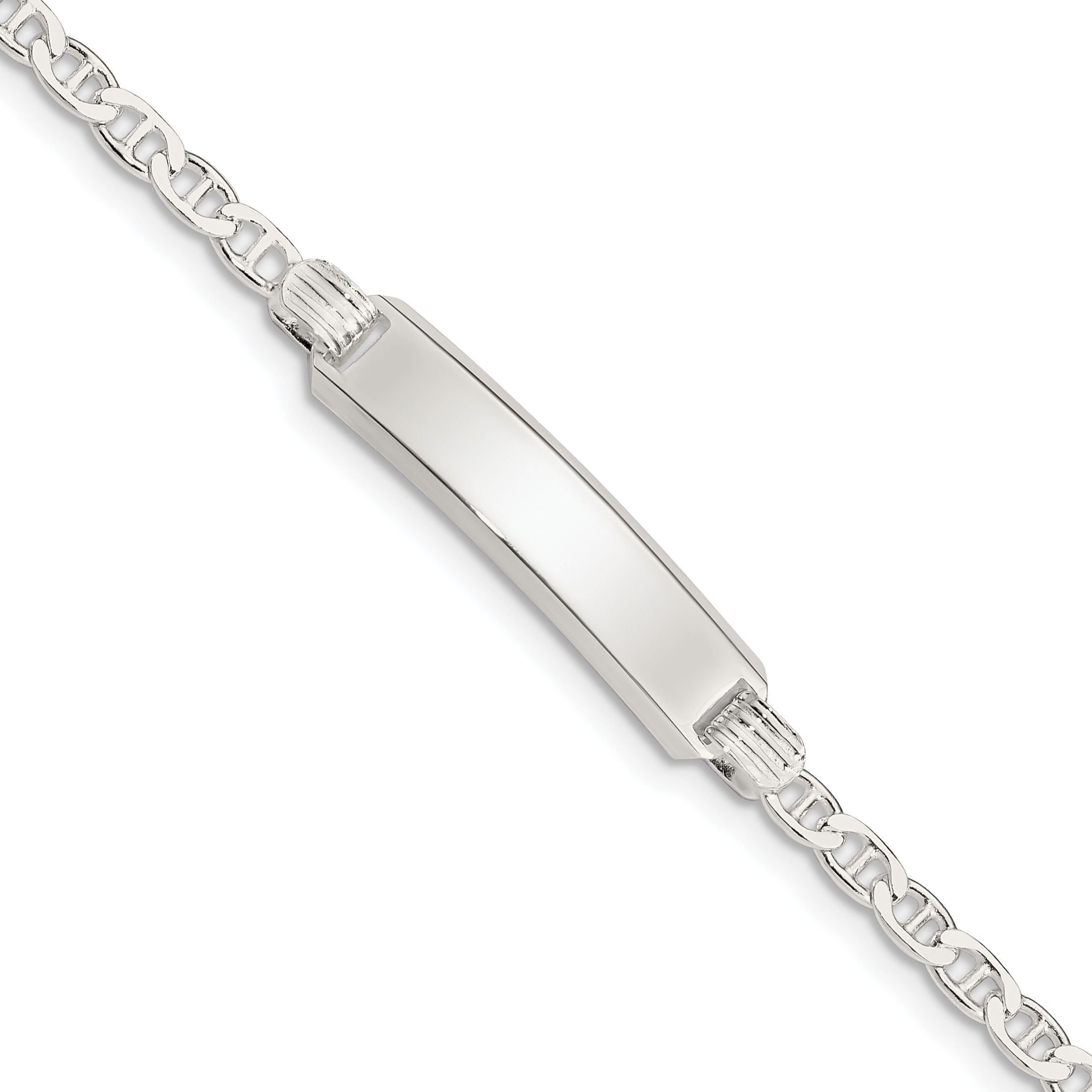 Sterling Silver Children's ID Bracelet (QID34-6)