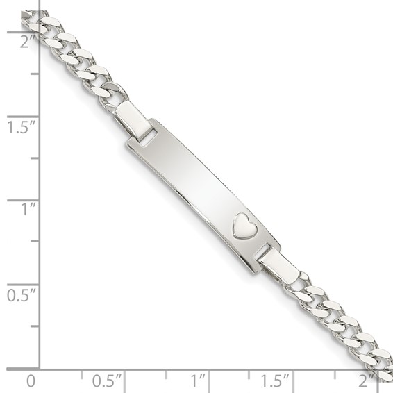 Sterling Silver Baby ID Bracelet