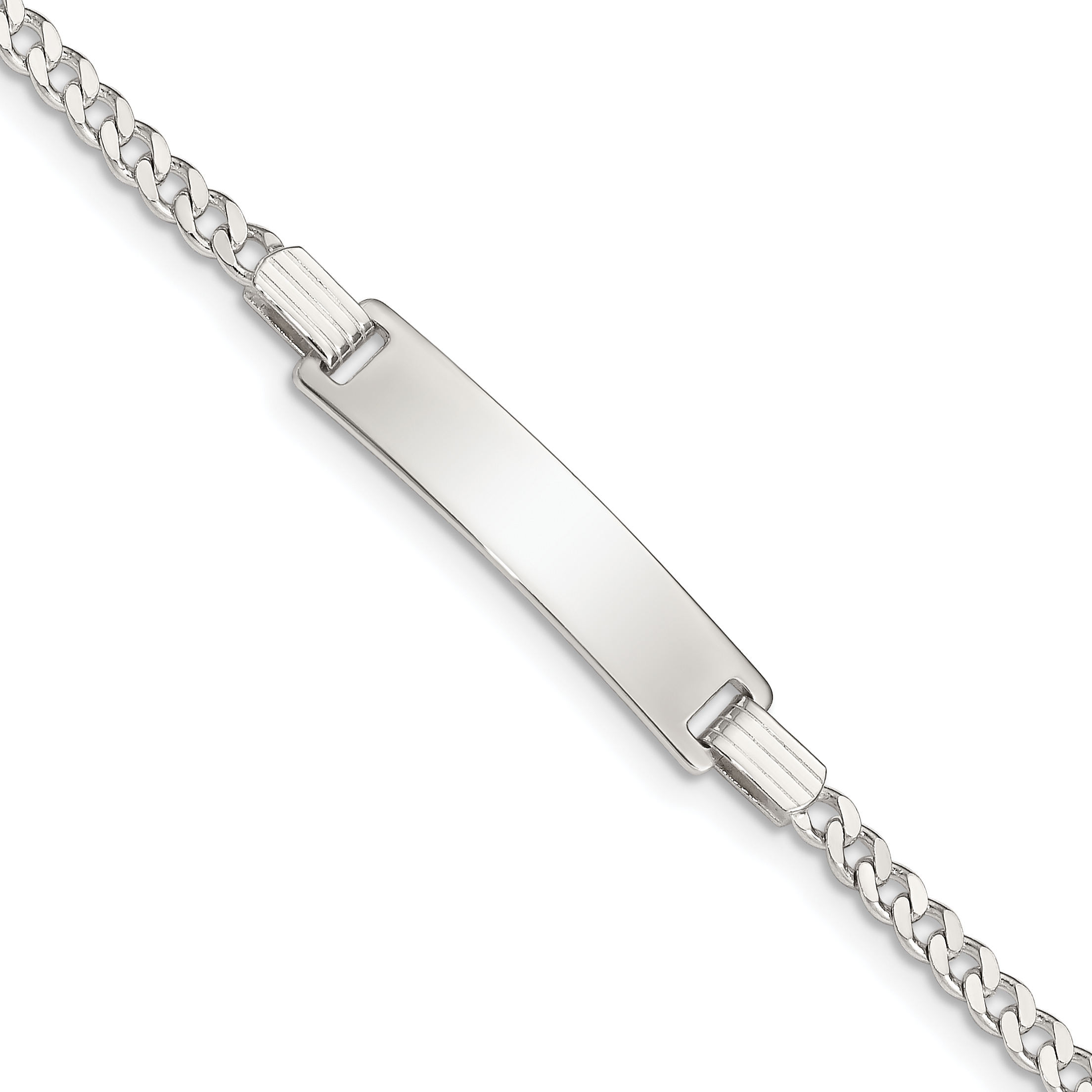 Sterling Silver Baby ID Bracelet (QID6-5.5)