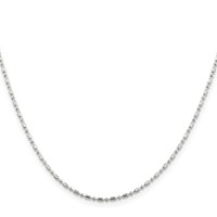 Sterling Silver 1.5mm Fancy Beaded Chain view 2
