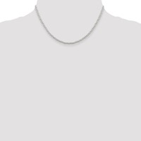 Sterling Silver 3mm Beads on Box Chain view 4