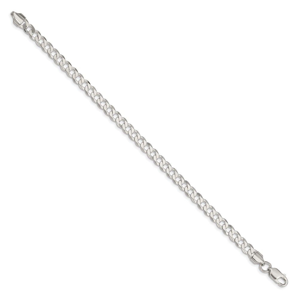 Sterling Silver 5.75mm Flat Curb Chain (QLB150-9)