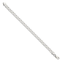 Sterling Silver 6.8mm Flat Curb Chain view 2