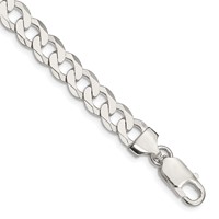 Sterling Silver 7.5mm Flat Curb Chain view 1