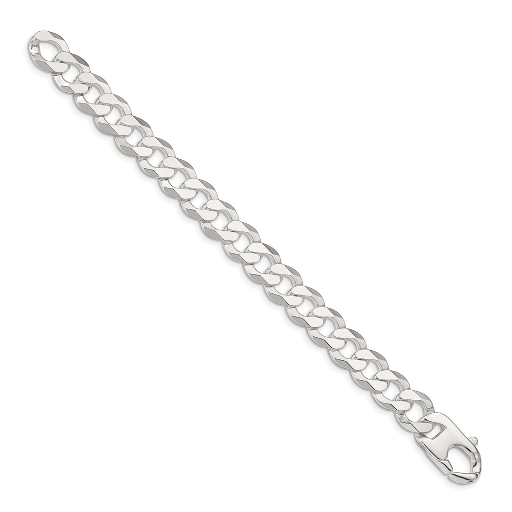 Sterling Silver 14mm Flat Curb Chain (QLB350-9)